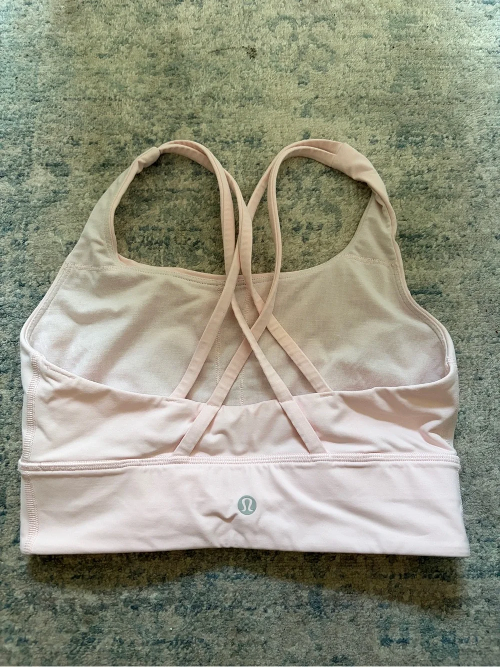 lululemon Energy Longline Bra *Medium Support, B-D Cups Size 6 Pearl Pink